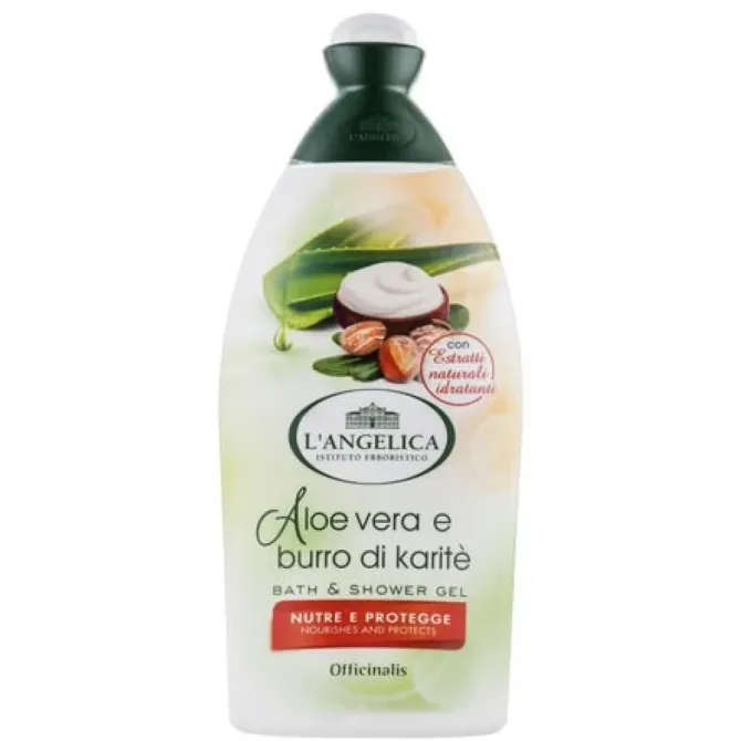Гель для душа L'angelica all'Aloe Vera e Burro di Karitè 500 мл Львов - изображение 1