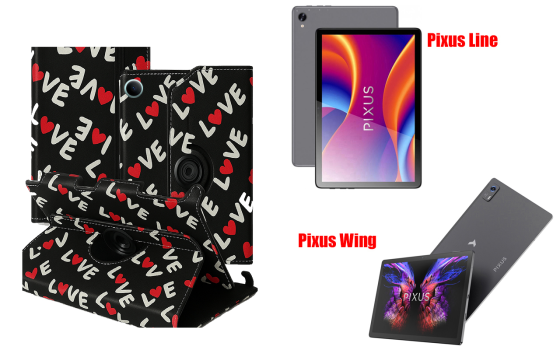 Чехол Spinner360 для планшета Pixus Line, Pixus Wing, цвет Art-Premium Киев
