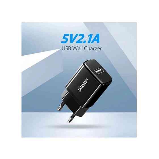 Зарядний пристрій UGREEN ED011 USB Wall Charger (Black(UGR-50459) (UGR-50459) Київ
