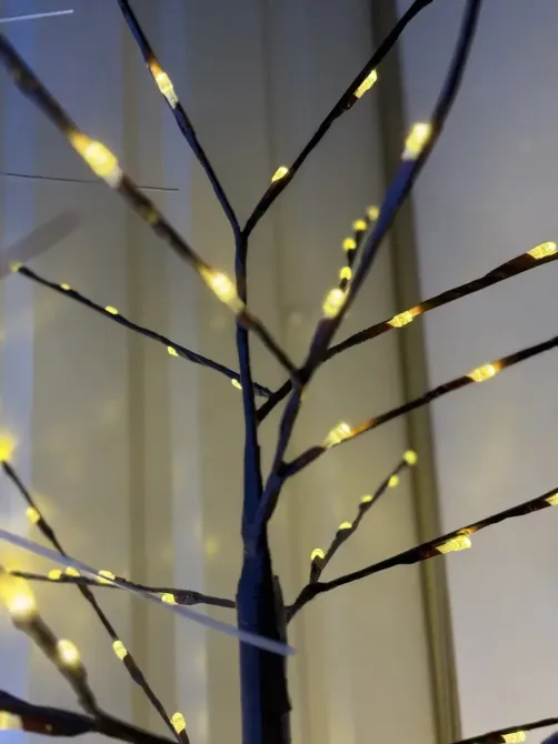 Гірлянда декоративне дерево Brown 1,5м 220 LED тепле біле світло, настільний декор TREE-1-5-WW-1 Одеса - фото 3