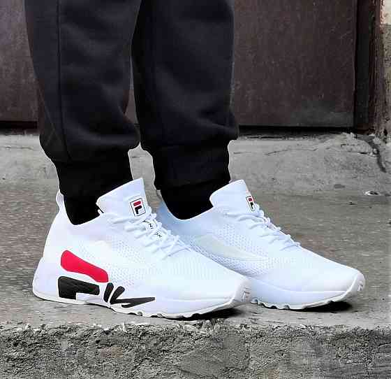 Кросівки FILA Білі Чоловічі Філа Тканинні Літні для Біга (розміри: 41,42,43,44) Дніпро
