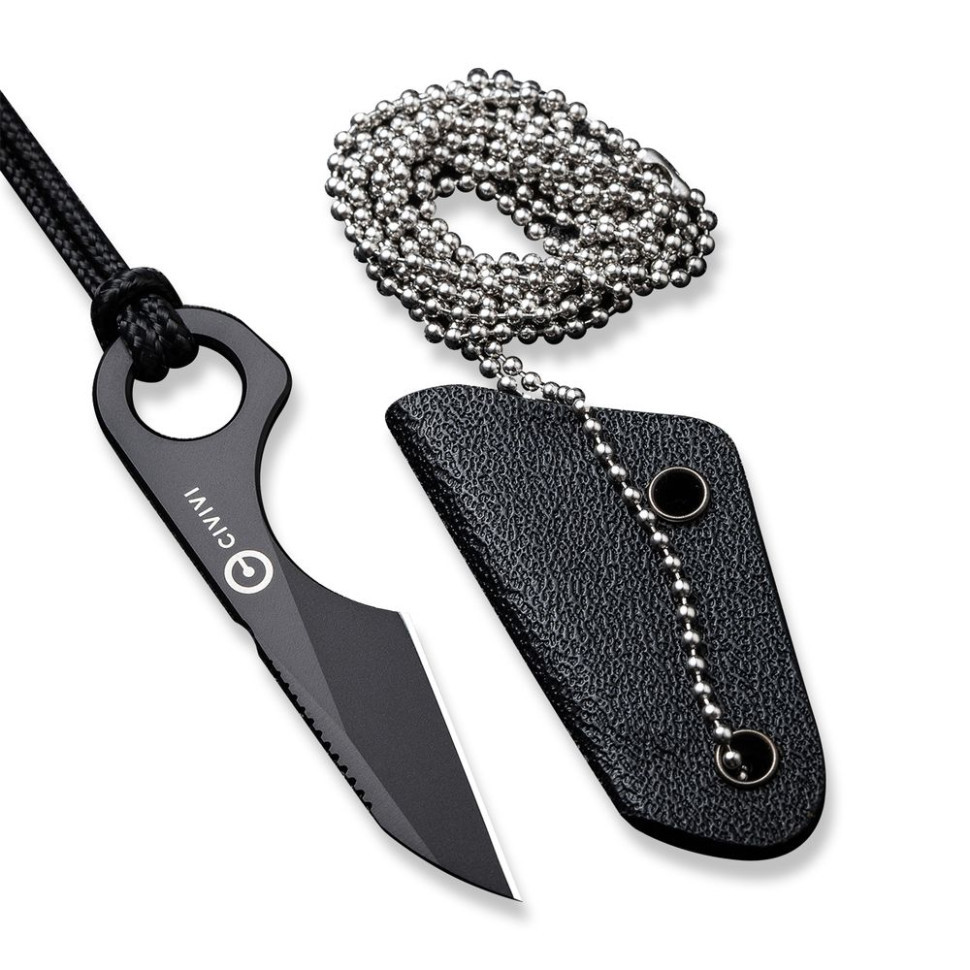 Ніж фіксований тактичний  Civivi Gramis, (2.6 см) 14C28N чорний Київ - фото 7