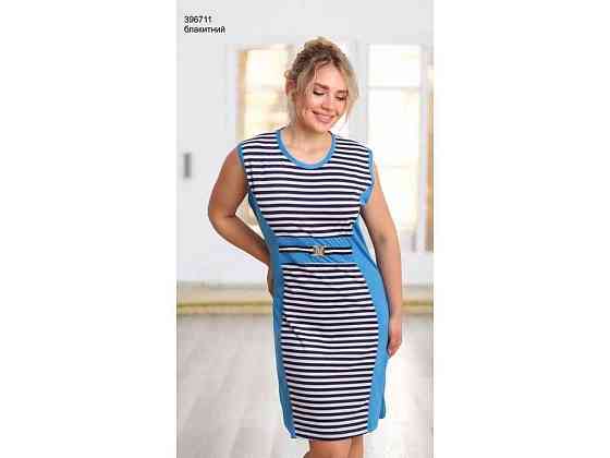 Сукня блакитний жін. V129 арт.00-00396711 р.4XL ТМ FAMILY Київ