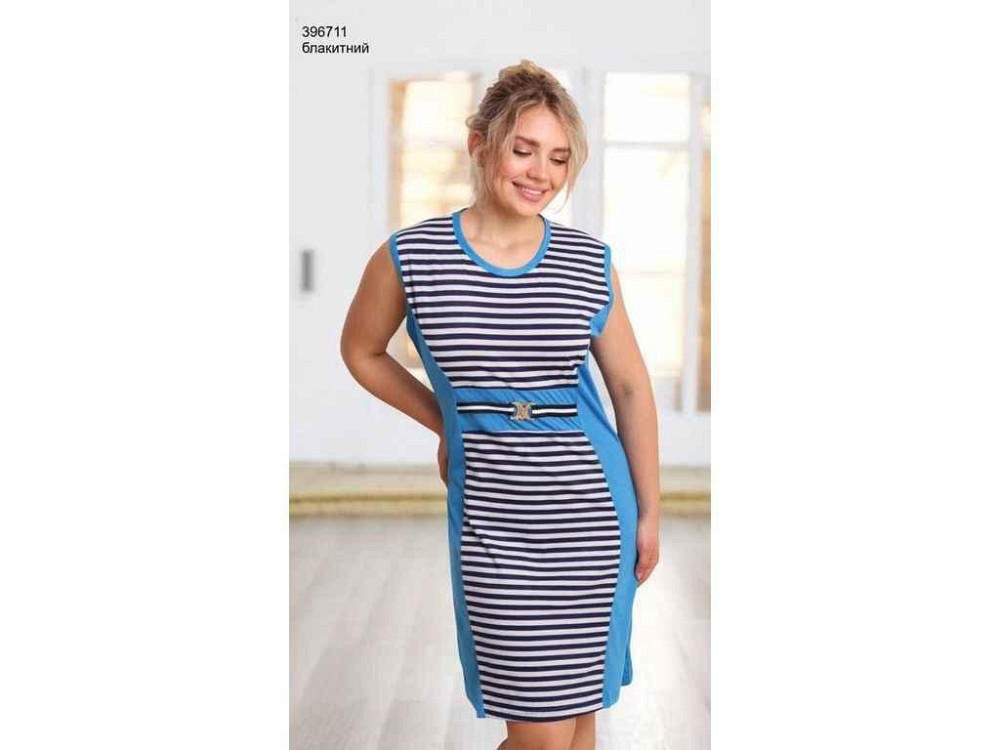 Платье голубой жен. V129 арт.00-00396711 р.4XL ТМ FAMILY Киев - изображение 1