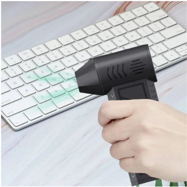 Ручний акумуляторний міні-турбовентилятор, компресор, Автомобільний турбовентилятор для видалення пилу FW-14 Івано-Франківськ - фото 4