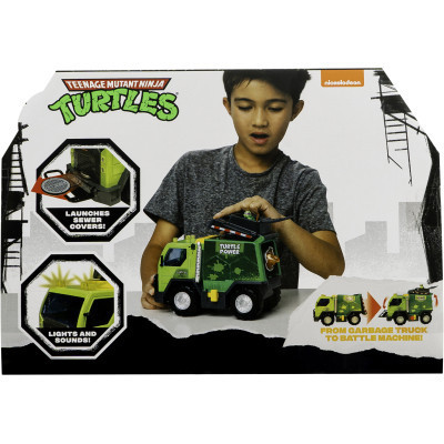 Игровой набор Funrise TMNT Черепашки-Ниндзя классические Боевой мусоровоз со светом и звуком (71045) Винница - изображение 11