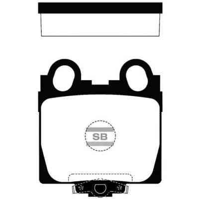 Тормозные колодки HI-Q SP1554 Винница