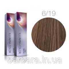 6/19 Краска для волос  Wella Illumina Сolor  6/19 Темный блонд пепельный сандрэ Киев