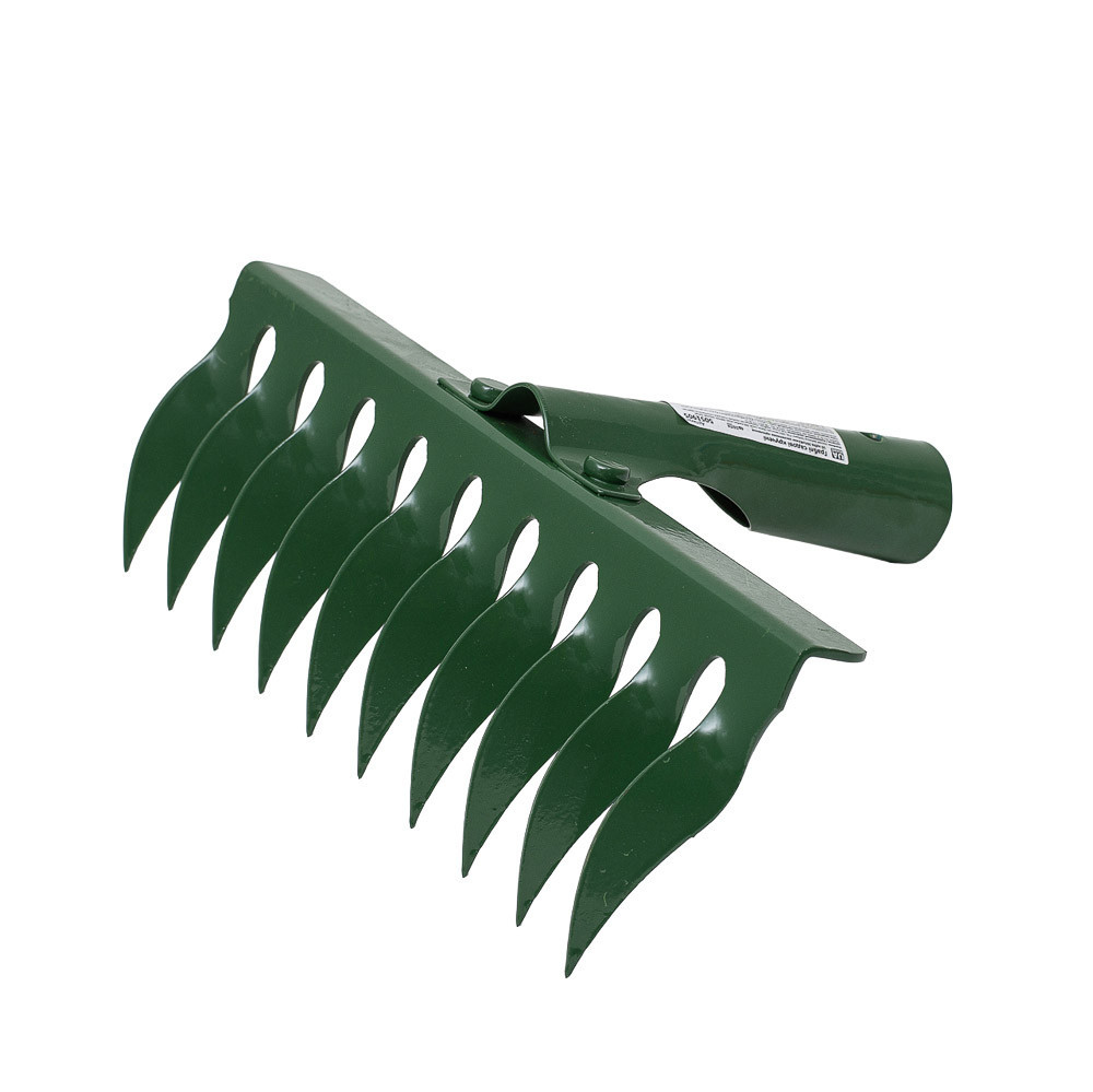 Граблі садові кручені 10 зубців 265×82мм заклепувальне кріплення GRAD (5051905) Київ - фото 4