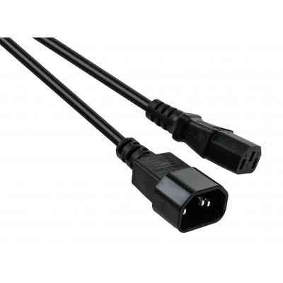 Кабель живлення C13 to C14 1.8m Vinga (VCPP5C13141.8BK) Вінниця