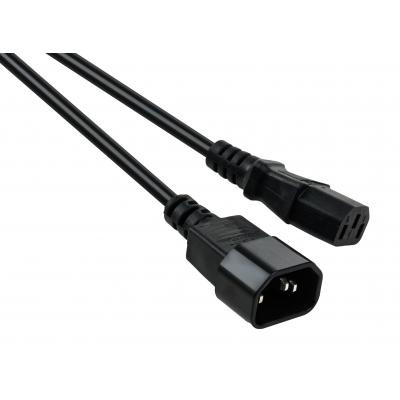 Кабель живлення C13 to C14 1.8m Vinga (VCPP5C13141.8BK) Вінниця - фото 1