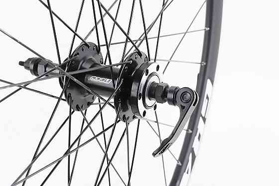 Колесо 27,5" заднє Disk-brake, обід "крапля" та втулка 14Gx36H алюмінієві NECO MS31R, під вільнобіг, кріпл. ексцентрик, "GRAVITY&q Київ