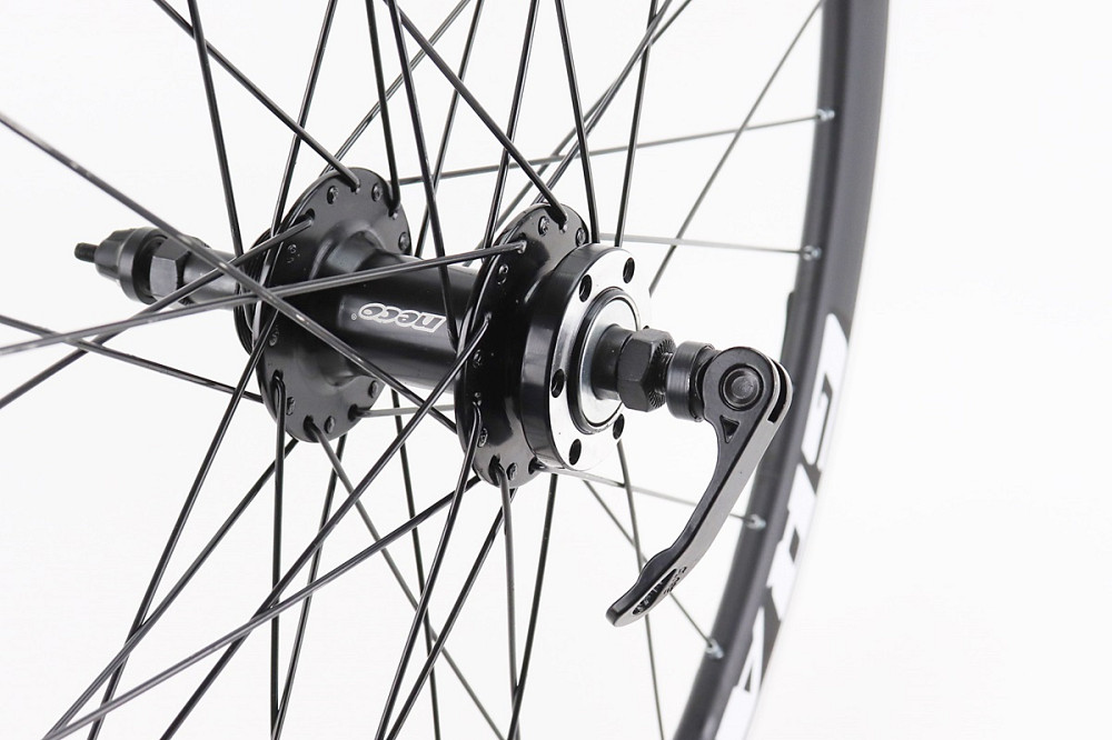 Колесо 27,5" заднє Disk-brake, обід "крапля" та втулка 14Gx36H алюмінієві NECO MS31R, під вільнобіг, кріпл. ексцентрик, "GRAVITY&q Київ - фото 4