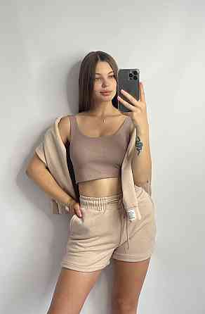 Шорти трикотажні жіночі Бежевий XS-S Харків