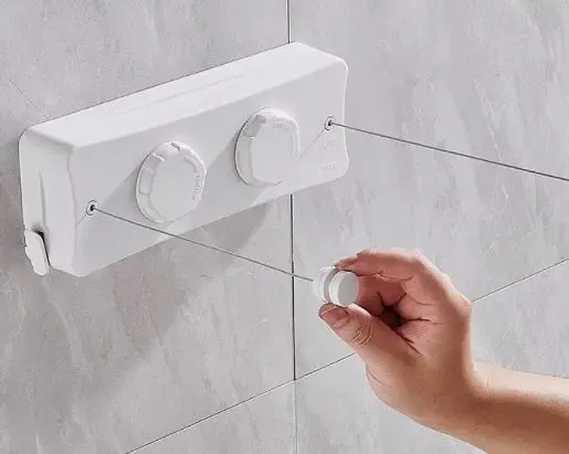 Веревка бельевая, складная настенная сушилка для белья Коломыя - изображение 1