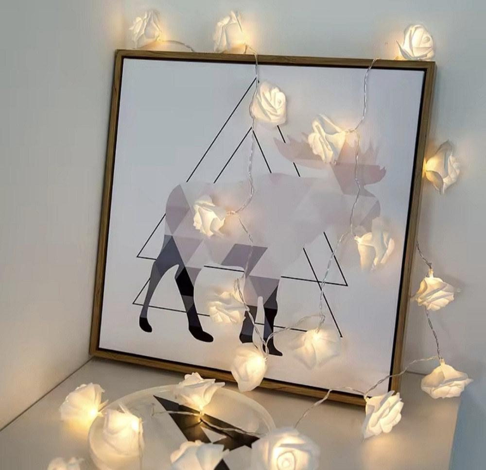 Гірлянда "Троянда" 1,5 м 10 led на батарейках Сміла - фото 4