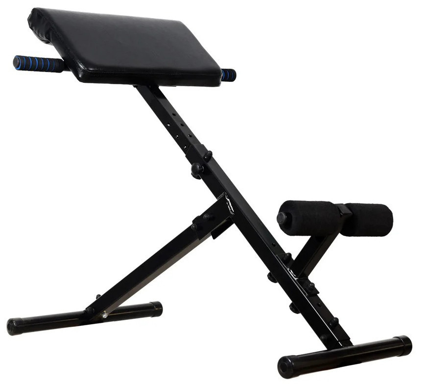 Лава Гіперекстензія WCG тренажер для спини Чорний Київ - фото 2