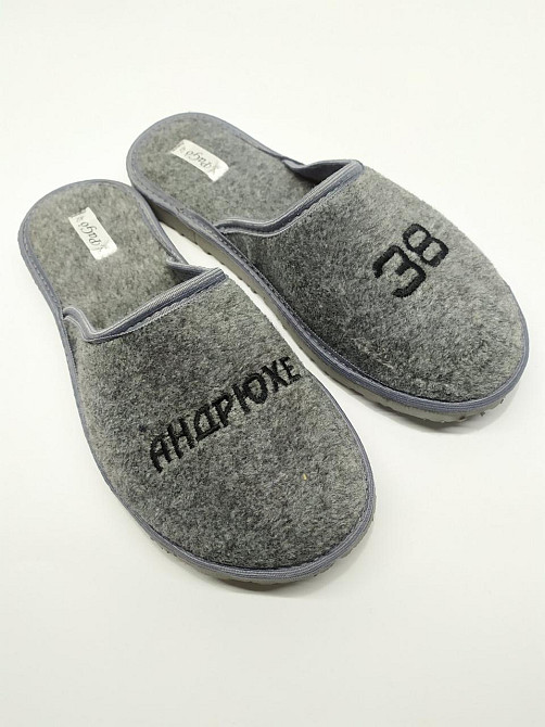 Тапочки с вышивкой женские мужские тапки на заказ от производителя Одесса - изображение 16