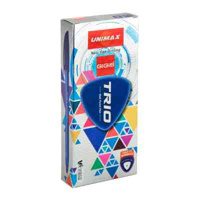 Ручка кулькова Unimax Trio, синя (UX-104-02) Вінниця