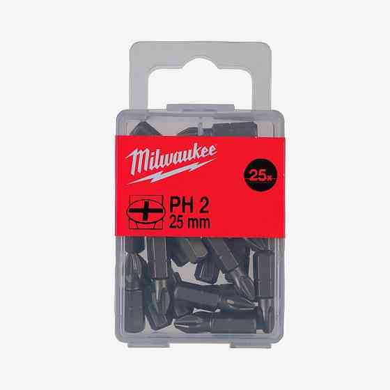 Біта MILWAUKEE, PH2, 25мм, (25шт) Одеса