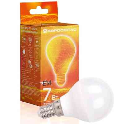 Лампочка Євросвітло 7Вт 4200К P-7-4200-14 Е14 Вінниця