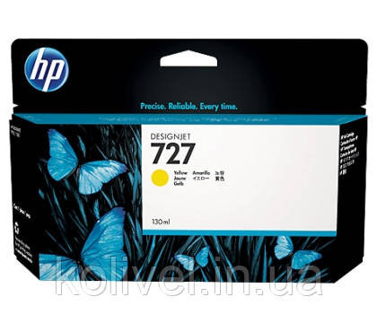 HP 727 DesignJet T1500/T920 Yellow, 130 ml (B3P21A) Киев - изображение 1