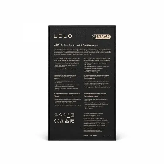 Вібратор LELO Liv 3 Deep Rose Львів