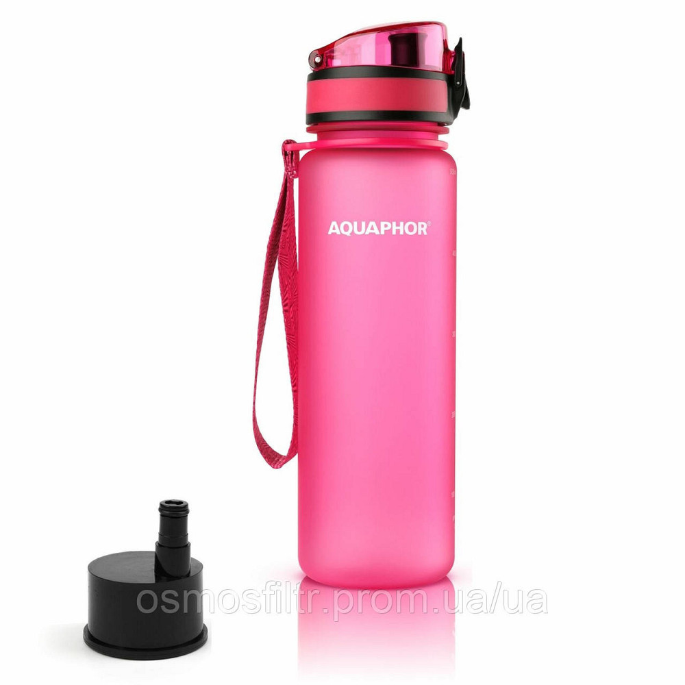 Фільтр-пляшка Аквафор Сіті рожева Київ - фото 1