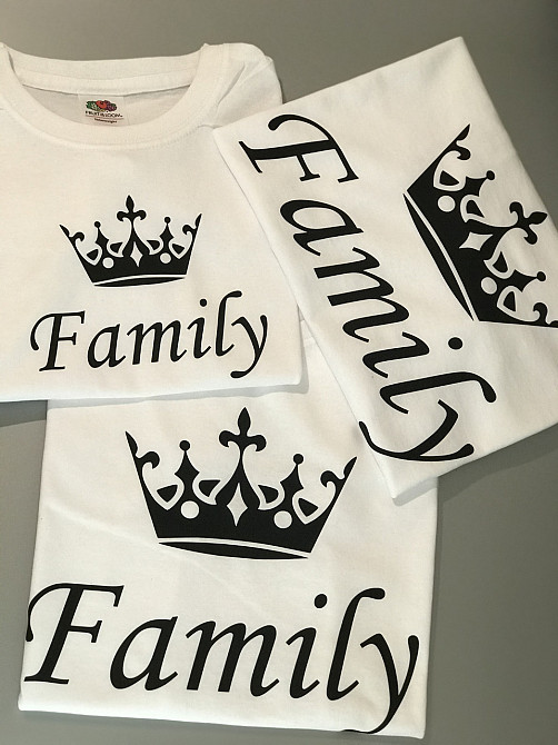 Футболки в стилі Family look для мами, тата та дитини Family Чернівці - фото 5