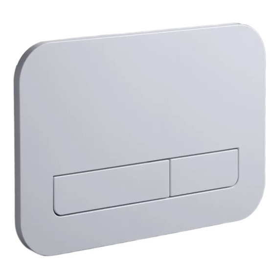 Панель змиву Koer KT-0609-01 240x160x7mm пластикова, кнопка лінійна (колір хром) (KR6130)   ( 21094 ) Харків