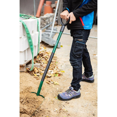 Лопата Verto совковая, рукоятка металлическая D-образная, 125см, 2.3кг (15G012-1) Винница - изображение 3