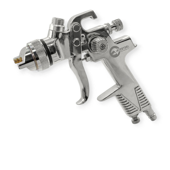 Пистолет покрасочный HVLP d-1.3 с верх. пласт. бачком 600мл Мукачево - изображение 3