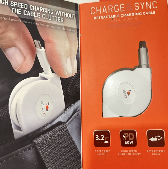 Кабель для зарядки выдвижной 1 м type с Харьков - изображение 2