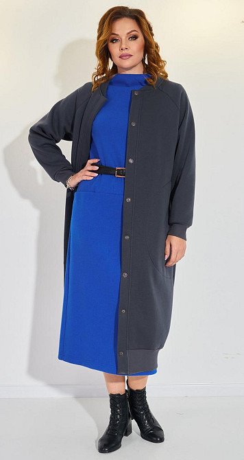 Подовжений кардиган із начосом (50) Київ - фото 2