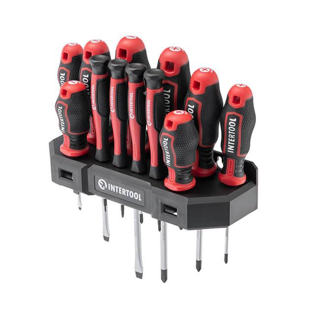 Набор отверток, 12 ед., S2, 38-125 мм, STORM INTERTOOL VT-3442 Киев - изображение 2