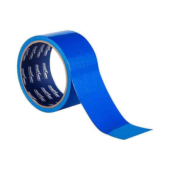 Армована стрічка ВОЛОГОСТІЙКА MUSTANG Синя 50мм х 10м Рівне