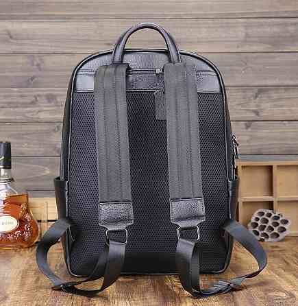 Рюкзак чоловічий 30х41х12, міський наплічник для ноутбука та документів Tiding Bag 13292 чорний Київ