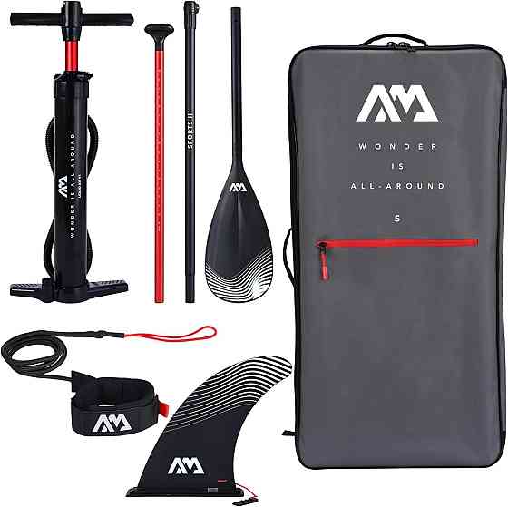 Надувная доска для серфинга Aqua Marina Vapor SUP с веслом поводком рюкзаком и насосом 315 х 79 х 15 Дніпро
