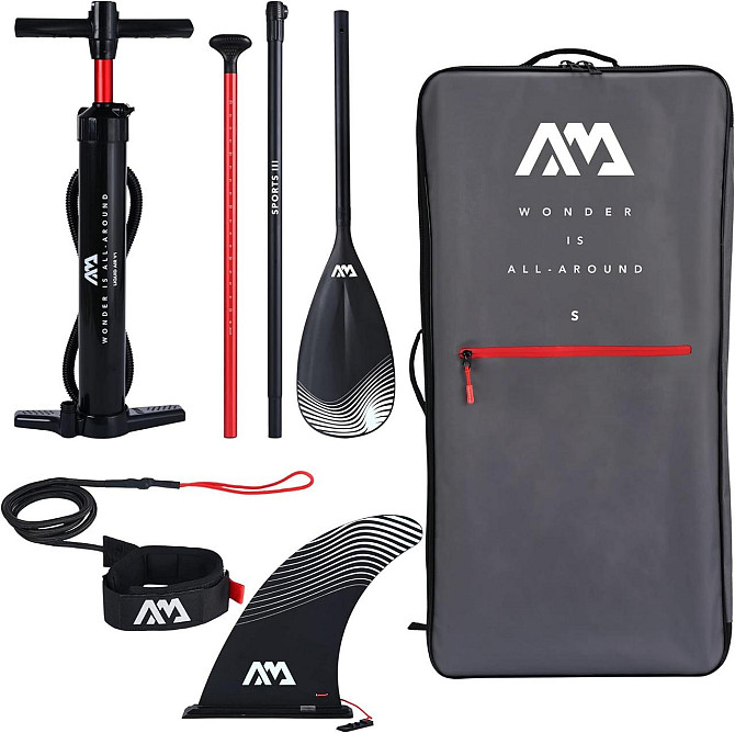Надувная доска для серфинга Aqua Marina Vapor SUP с веслом поводком рюкзаком и насосом 315 х 79 х 15 Днепр - изображение 2