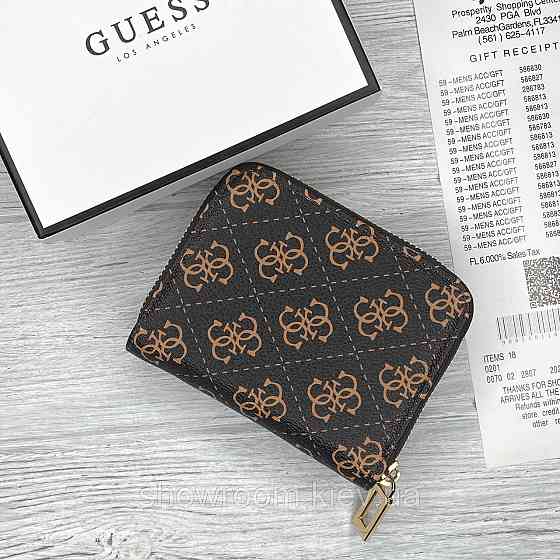 Жіночий невеликий гаманець Guess (758019) brown small Київ