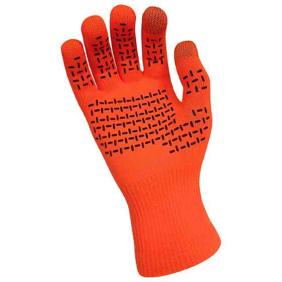 Перчатки водонепроницаемые Dexshell ThermFit Gloves (Оранжевые) размер S Киев
