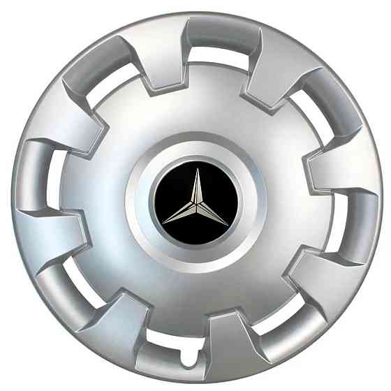 Автомобильные модельные колпаки R14 Mercedes-Benz 206 4шт, SJS, серебряные Киев