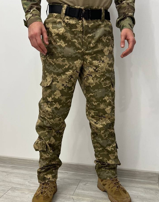 Тактичні теплі штани на флісі (Піксель) 50 Вінниця - фото 9