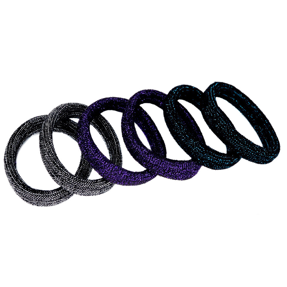 Резинки для волосся Кольорова з блиском-1 0307-1113-1, 50 шт Вінниця - фото 1