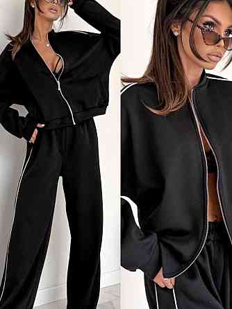 Женский стильный повседневный костюм двойка двухнить петля Одесса