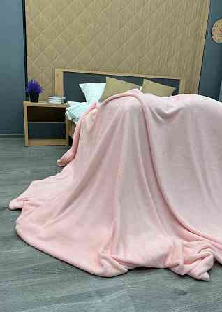 Плед-покривало Decorator WellSoft 150х210 см однотонний Рожевий (87-167) Київ