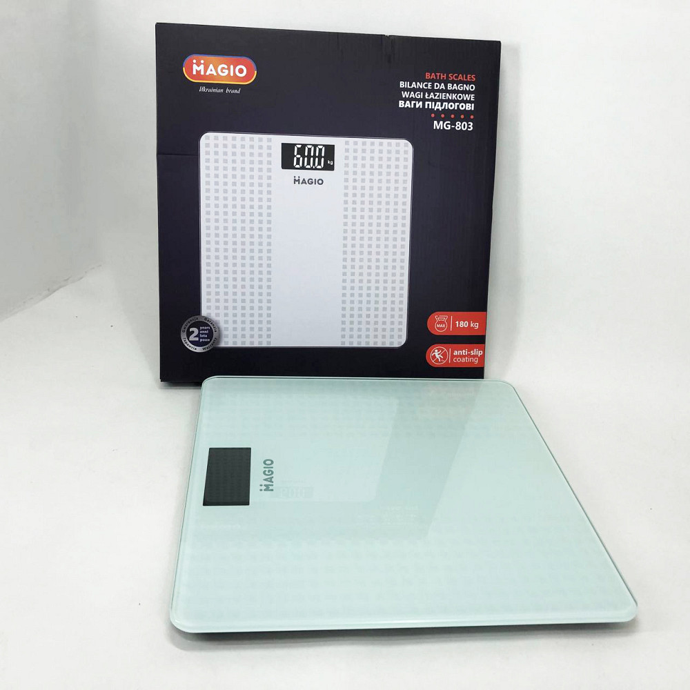 Весы для контроля здоровья и фитнеса MAGIO MG-803, Напольные весы с функцией автоматического выключения YQ-15 Ивано-Франковск - изображение 8