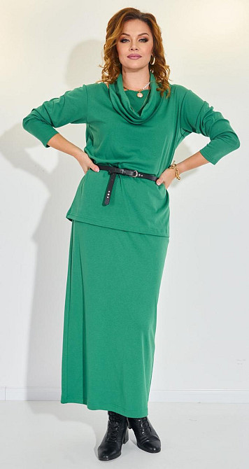 Костюм із джерсі зі спідницею (50) Київ - фото 7