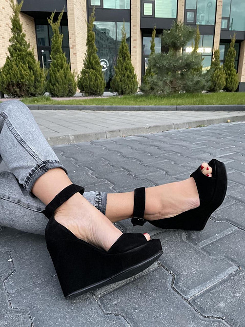 Nivelle Босоніжки жіночі NIVELLE 1889/C-818 чорні (літо, замша натуральна) (3398) Коломыя - изображение 2