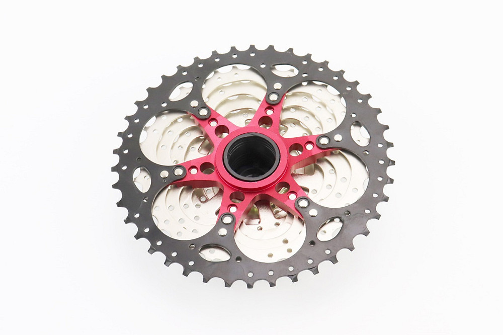 Касета 10зв. 11.13.15.18.21.24.28.32.36.42Т (трансмісія 1/2х10), сріблясто-чорна KDF-CS1042 Київ - фото 2